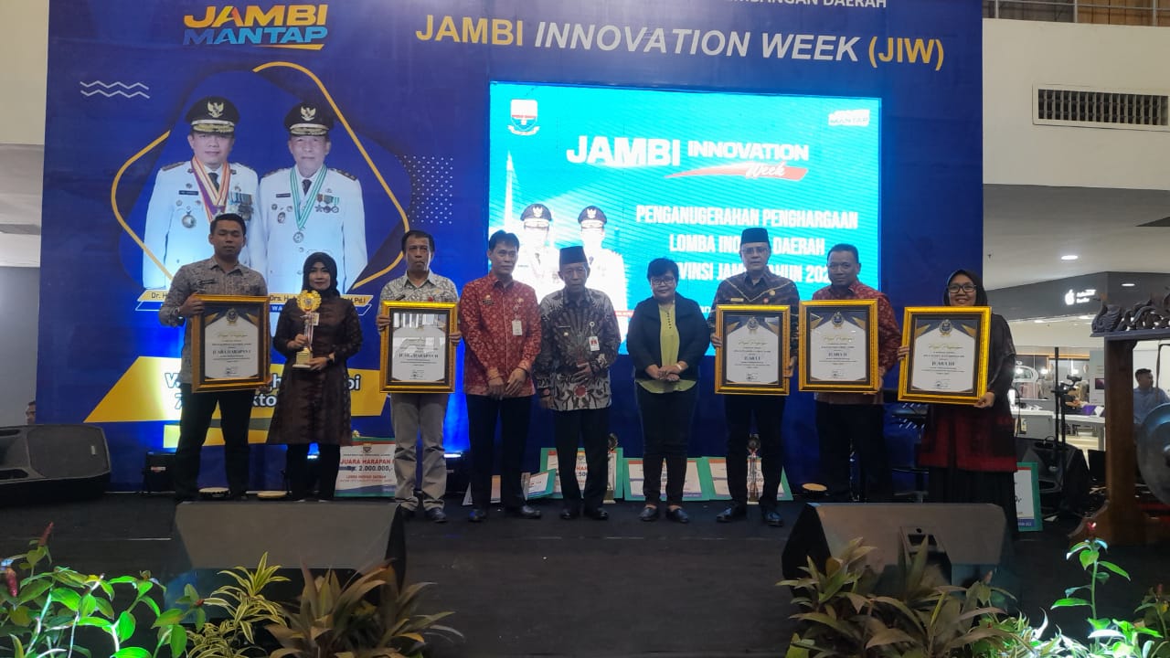 Juara 1 dalam kegiatan Jambi Innovation Week (JIW)