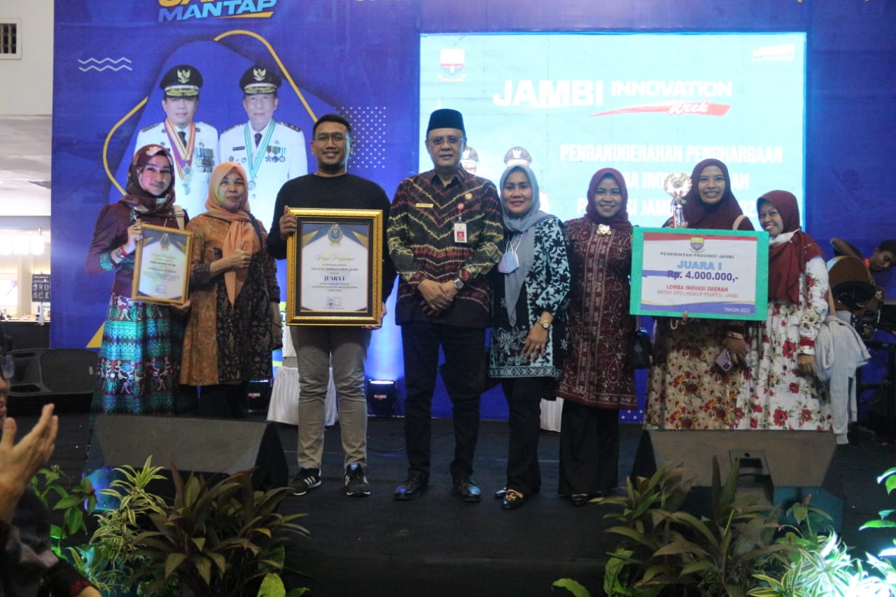 Juara 1 dalam kegiatan Jambi Innovation Week (JIW)